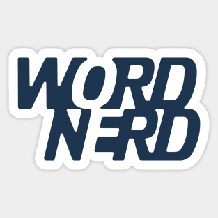 Word Nerd Sticker